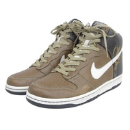 【5積分】全新未使用 ▲耐吉 Nike 2006 年式 314877-211 Nike 耐克 Dunk High PRM Bfive THE PANTHERS 聯名款真皮運動鞋ブラウン/黑色 28cm