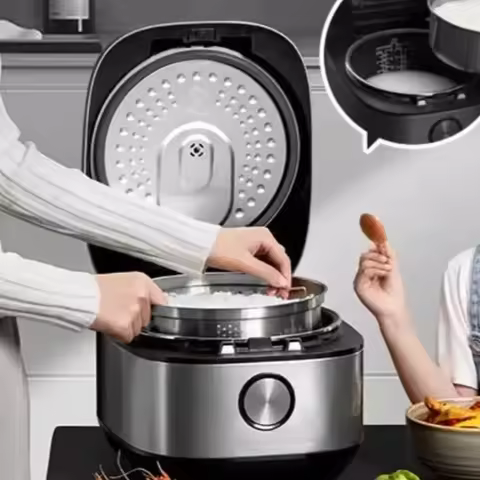 Midea low-sugar rice cooker multi-functional household automatic smart IH rice cooker 4 liters non-s