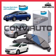 HONDA CITY TMO T9A CIVIC S5A SR4 VTEC INSIGHT ZE2 ZE3 CRZ XF1 FRONT BENDIX METAL KING TITANIUM BRAKE