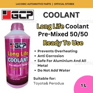 GCP Long Life Coolant Premix 50/50 PINK - Suitable For Toyota / Perodua 1L 4L