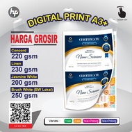 Print Digital Print A3 Plus Concorde, Line, Jasmine, BrushWhite Cardboard Paper