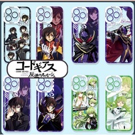 Case For iPhone 16E 16 Pro Max 6 6S 7 8 Plus X XS MAX XR SE4 Code Geass Anime Cool Soft Silicone Bum