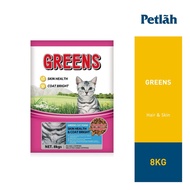 Greens Cat Dry Food Hair & Skin 8kg