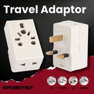 KSE UK 3 Pin Multi Plug Travel Adapter With Dual 2 Pin & Universal US EU AU UK Slots