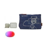 * Limited edition* Colourful Windscreen with camera pouch for SONY ZV-1 / ZV-1F