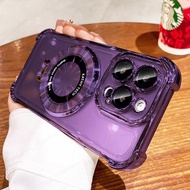 Ốp điện thoại có nam châm mạ khung cho Xiaomi 15 Ultra 14 Pro 13 12 mi 11 Lite 5g NE Xiaomi 13t Pro