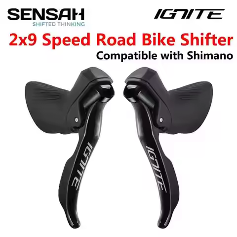 SENSAH Road Bike Shifters STI 2x7 2x8 2x9 2x10 2x11 1x11 1x12 Speed Brake Lever Compatible for Shima
