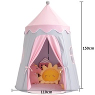 Teepee Tent For Kids Playhouse For Kids Outdoor&Indoor Big Princess Castle Tent 100% Cotton Tent