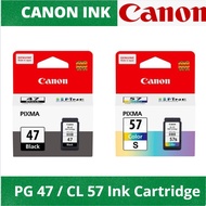 Canon PG-47 PG47 PG 47 / CL-57 CL57 CL 57 / CL-57s CL57s CL 57s Ink Cartridge