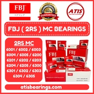 FBJ ( 2RS MC ) 6001 6002 6003 6004 6005  / 6200 6201 6202 6203 6204 6205 / 6300 6301 6302 6303 6304 