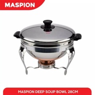 [DK] MASPION Deep Soup Bowl / Prasmanan Bulat Stainless Steel Maspion (26-28) cm