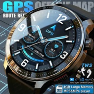 NEW 4G Memory GPS Offline Map Position Smart Watch Built-in App Market Game Compass Waterproof Swim 