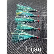 sabiki / apollo / bulu ngaca sutera untuk ikan kembong,selayang,selar,cencaru dan sebagainya #handma