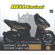Cutting STICKER HONDA VARIO 160 - STICKER NEW VARIO 160 - STRIPING VARIO 160