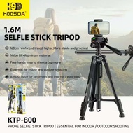 [ Aplus ] KOOSDA KTP-800 Metal Tripod Portable Adjustable MultiMetal Phone Tripod Stand For Outdoor 