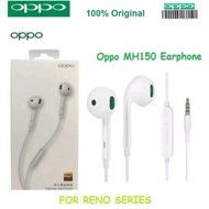 OPPO Reno 2/2F 3 4 A31 A53 A92 A93 A52 A15 HALF EAR EARPHONE MH150 O-Fresh Hi-Res Stereo Deep Bass O