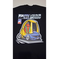 SPOON SPORTS THEME SHIRT, TIKES COZY COUPE TOY CAR SHIRT, JDM, V27X CLOTHING, CAR SHIRT, D102 V1