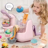 AARON1 Simulation Kitchen Ice Cream|Cooking Toys Mini Colourful Clay Pasta|Play House Kitchen Toy Noodles Hamburg Girls