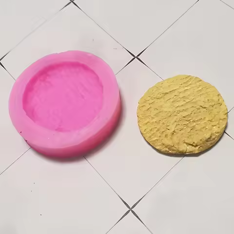 1 piece, crispy cookies, donuts, sugar flipping cookies, cake decoration, silicone mold, chocolate b