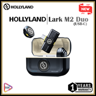 Hollyland Lark M2 Duo USB-C Lightning ไมโครโฟนหนีบปกเสื้อ (ประกันจากศูนย์ 1 ปี)
