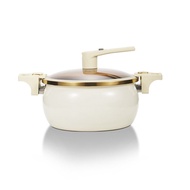 New Household Enamel Stew-Pan Non-Stick Pan  Korean-Style Double-Ear Pressure Soup Bouilli Pot Ename