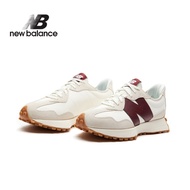 🌈Hot Sale🔥 New Balance   NB 327 WS327KA สีขาวเทาแดง Unisex รองเท้า AUTHENTIC PRODUCT DISCOUNT Offici