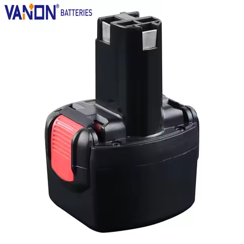 VANON BAT048 9.6V 4.8Ah Ni-MH Replacement Battery replace for Bosch PSR 960 BAT100 BAT119 2607335272