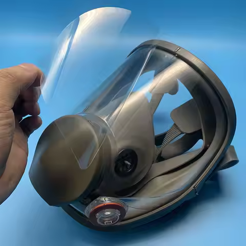Scratch Resistant Protective Film For 3M 6800 Gas Respirator Full Face Mask Window Screen Protector 