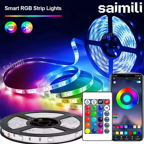 1-30M 5V USB Bluetooth LED Strip Light SMD 5050 5V RGB Flexible LED Strip Bluetooth APP Control Colo