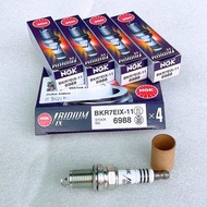 หัวเทียน NGK Iridium BKR7EIX-11 6988  BKR6EGP 7092 G-POWER PLATINUM แท้100%