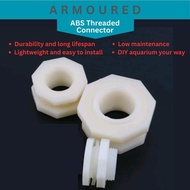 ABS Threaded Water Pipe Connector DIY Aquarium for Fish Tank Pond