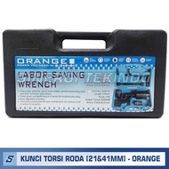 Rotary Truck Wheel Torque Wrench [21 & 41mm] - ORANGE Labor Saving Wrench