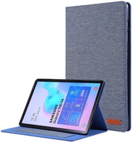 เคส Galaxy Tab S6แบบนิ่ม TPU เคสป้องกันด้านหลังแบบผ้าพร้อมช่องเสียบการ์ด2ช่องสำหรับ Samsung Galaxy Tab S6 (2019) 10.5 / SM-T860 / SM-T865