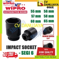 MATA Wipro Impact Socket Wrench 3/ 4" 6PT 55 56 57 58 60 65 mm - 55 mm