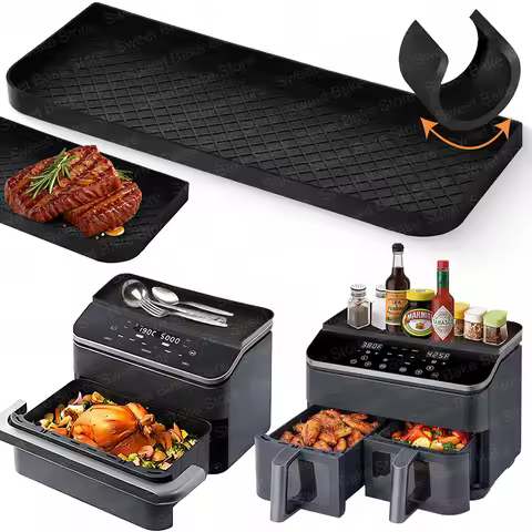 Silicone Storage Rack Accessories Multifunctional Mat for Cosori Air Fryer 2 Chambers Dual Zone 8.5L