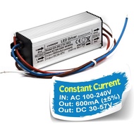 Chanzon LED Driver 600mA (Constant Current Output) 30V-57V (Input 100-240V AC-DC) (10-18)x3W 20W 30W