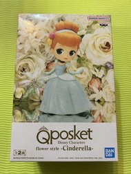 Qposket Flower Style Disney Cinderella 灰姑娘 Figure A款 正常色
