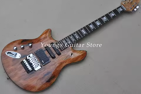 Left Handed 6 String Electric Guitar High Quality Map Veneer Rosewood Fingerboard Guitarra Offer Cus