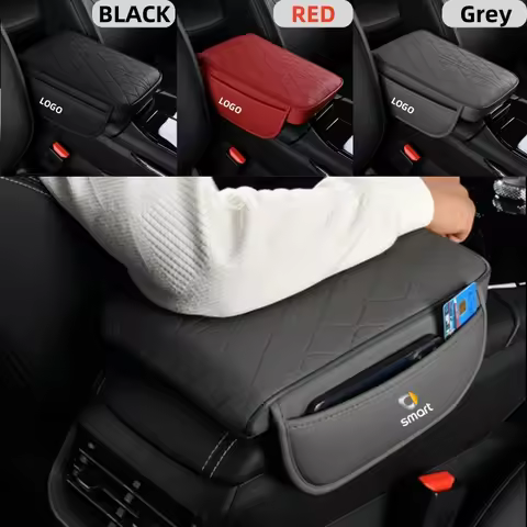 NEW model Car Center Console Protector Cover Thicken Armrest Box Cushion For Smart Fortwo 451 45 453