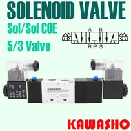 Solenoid Valve 4V130E-M5/4V130E-06/4V230E-06/4V230E-08/4V330E-08/4V330E-10/4V430E-15 5/3 COE