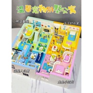 Building Blocks Xiaozhu Villa Garden Deluxe Girl House Girl Hut Children Educational Assembling Toys