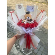 Beautiful premium graduation doll flower bouquet - graduation bouquet - graduation bouquet - graduat