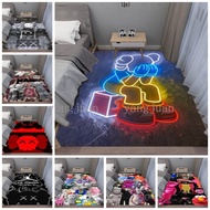 Chaopai KAWS Carpet Sesame Street Boys Personalized Trend Bedroom Full Bedside Floor Mats Rack Drum Soundproof Floor Mats Customized 852