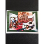 BS06 Madagascar 1989 Italy Fifa1990 World Cup stamps SS 1v cancelled