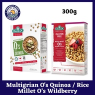 ORGRAN Multigrain Millet O's with Quinoa / Rice & Millet O's Wildberry (300G)