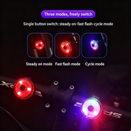 Inspeed Bicycle Rear Light USB Rechargeable 3 Mode LED Lighting Tail Light Safety Warning Lamp D-899