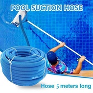 (QFGB) 5M Swimming Pool Vacuum Cleaner Hose Suction Swimming Replacement Pipe Pool Cleaner Tool Swim