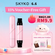 SKYKO 2 In 1 Eyeliner Pen Dual-End Stamp Waterproof Longlasting - 2 Colors