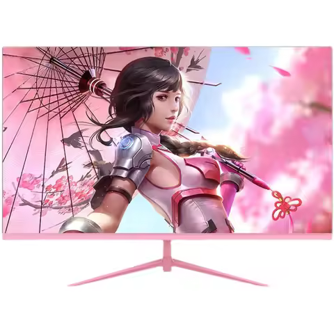 Pink 22 inch esports 144HZ high definition computer monitor LCD screen