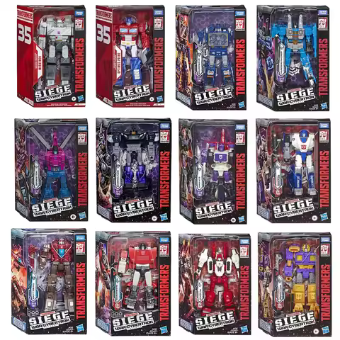 [In-Stock] Transformers WFC Siege Spinister, Starscream, Sideswipe, Skytread, Optimus Prime, Megatro
